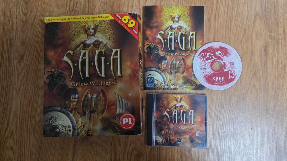 PC Saga gniew wikingów PL wydanie polskie big box