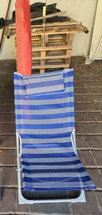 Espreguiçadeira + Guarda Sol