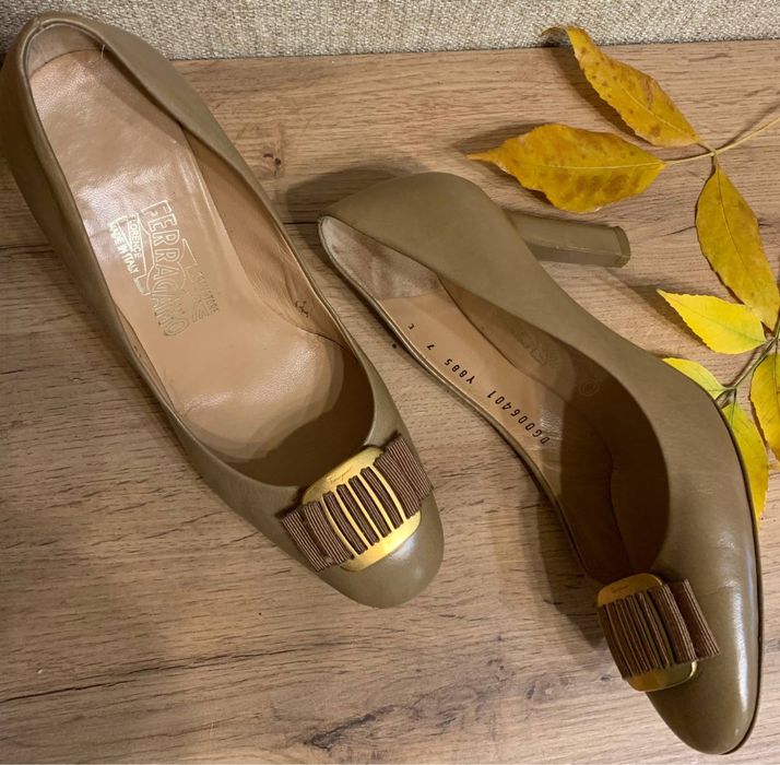 Винтажные туфли salvatore ferragamo