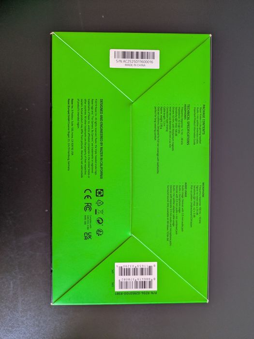 Bundle Razer Rato + Auscultadores + Tapete Gaming
