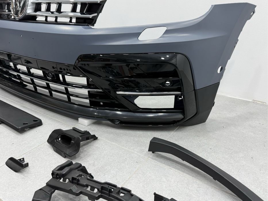 Бампер передний R-line Volkswagen Tiguan 2016 2017 2018 2019 2020
