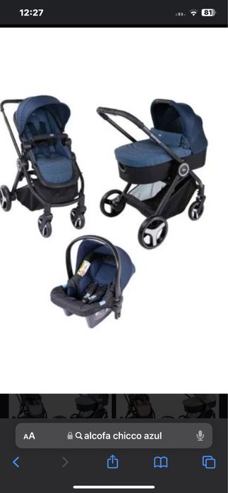 Carrinho bebe  lavado
