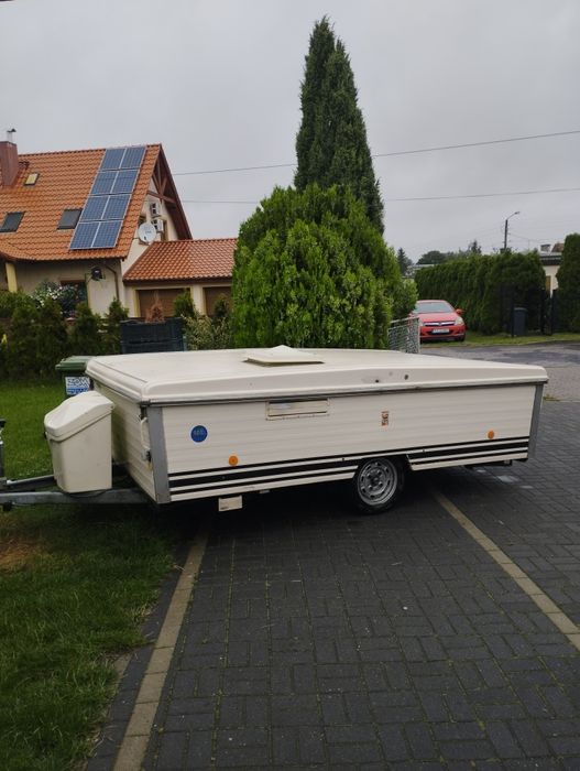 Przyczepa kempingowa składana zarejestrowana przyczepka kemping