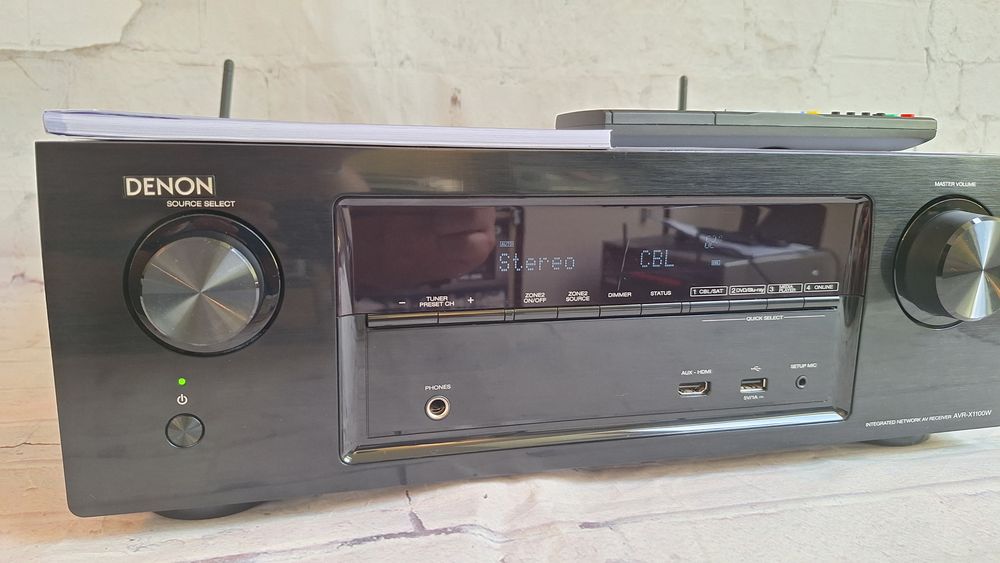 7.2 Denon AVR-X1100W Wi-fi  BT 4k/60p ARC Net radio spotify AirPlay