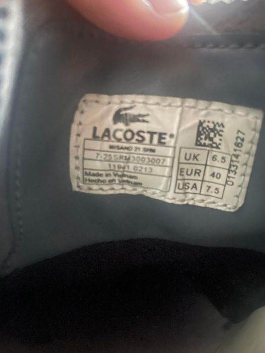 Buty Lacoste roz 40