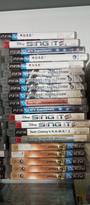 Jogos novos embalados antigos várias consolas