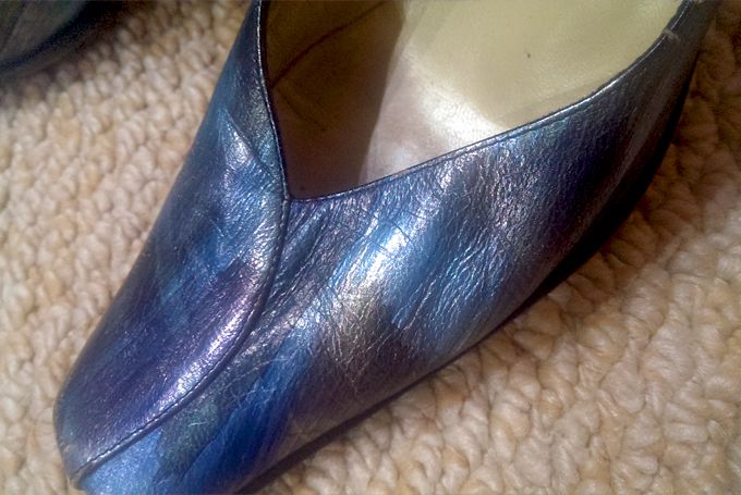 Стильные туфли на высоком каблуке