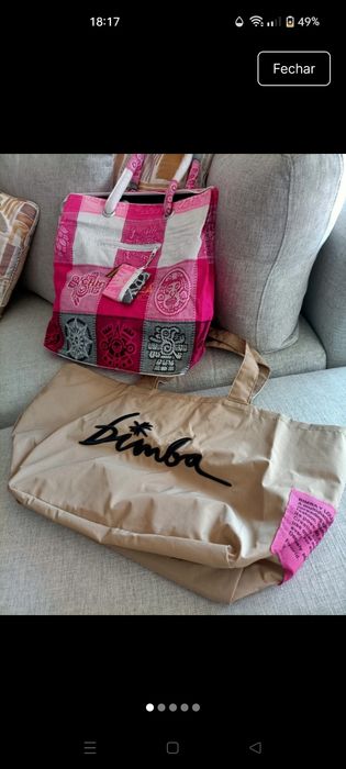 Dois sacos tote bag novos