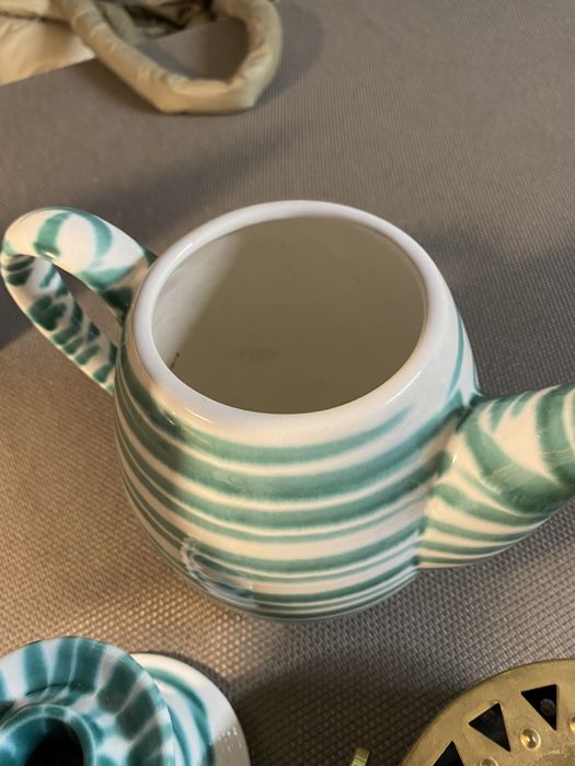 Czajnik gratis świecznik+podgrzewacz G Mundner Austria Porcelana