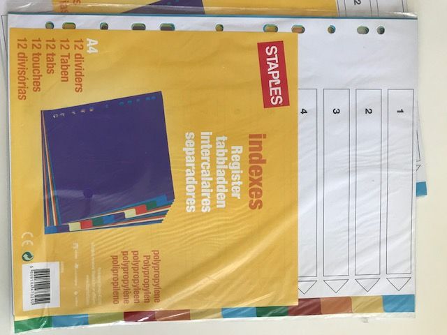NOVO 12 Separadores STAPLES