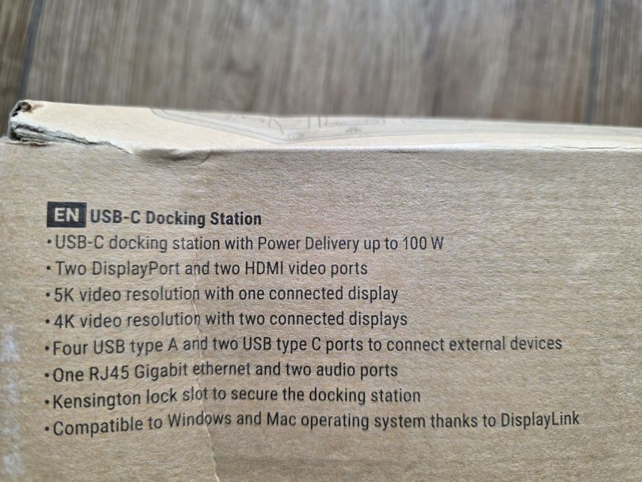 Stacja Dokujaca USB-C 5K & 4K 100W
