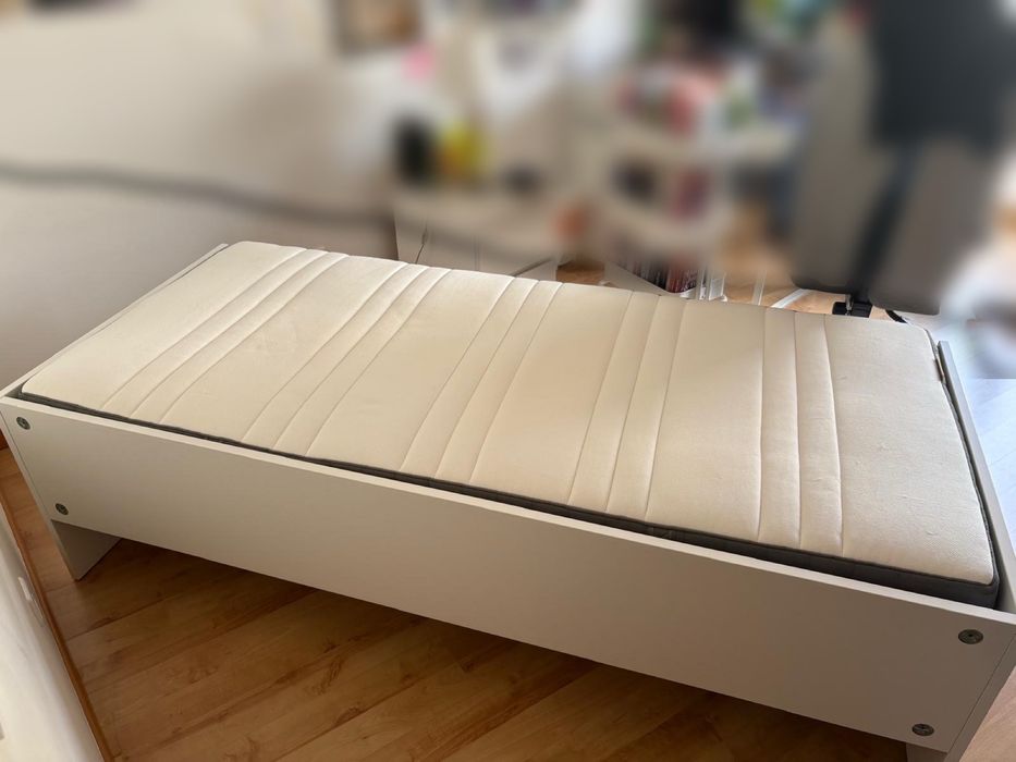 Cama Individual/Dupla + Colchão - BRIMMES Ikea