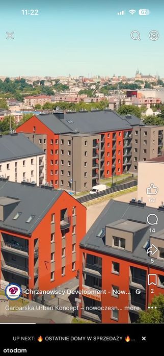 Wynajmę mieszkanie 36m, ul. Garbarska, zamknię osiedle,blisko PKP