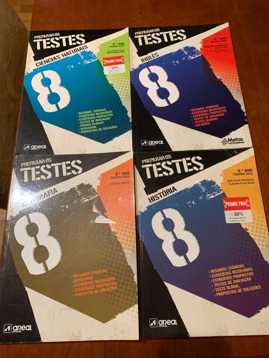 Livros Escolares 8 Ano Preparação exame