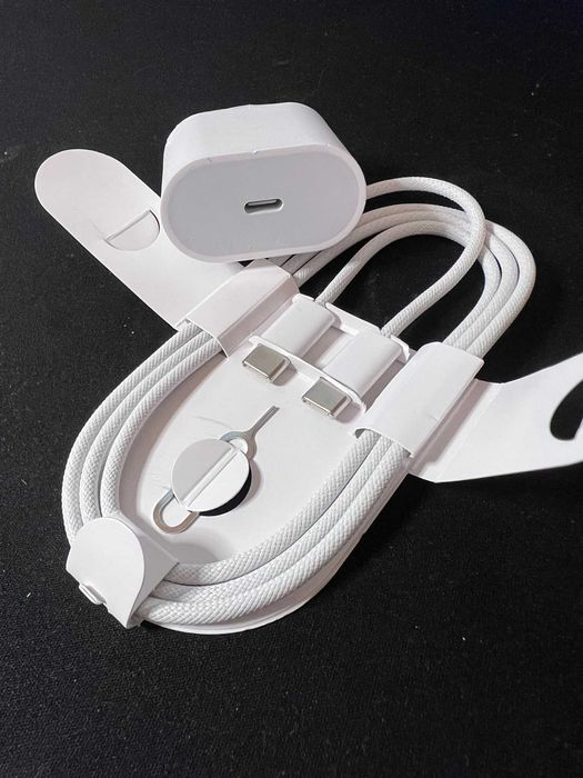 Ładowarka 20W do iPhone USB-C z kablem w oplocie 60W i kluczykiem z pudełka, do serii 15/16/17/18 pro i pro max, zamiennik najwyszej jakosci zestaw