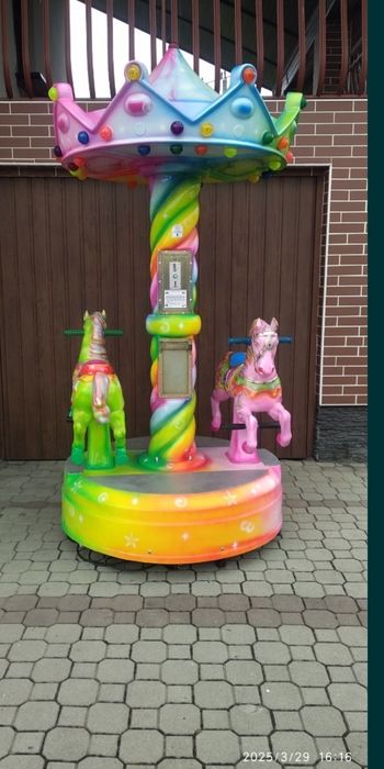 Karuzela dla dzieci automat zarobkowy lampki