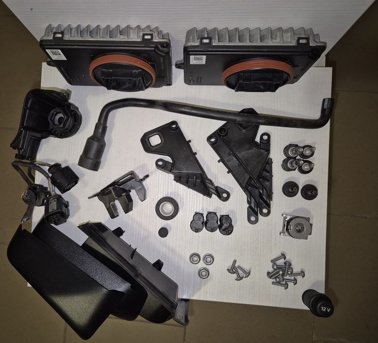 Фари оптика audi a6c8 європа америка фара Matrix HD a6 c8 q7 Full led