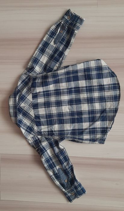 Koszula kratka Granatowo-Biała r.92