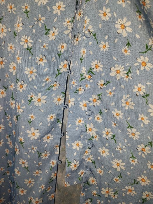 Maxi sukienka w stokrotki