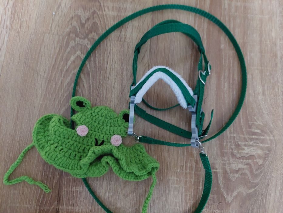 Zestaw oglowie + czapeczka hobby horse