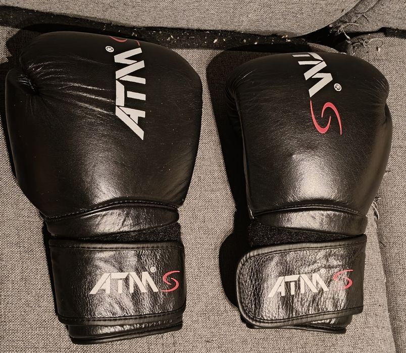 Material Kickboxing - Luvas e Caneleiras - Tamanho S - Como novas