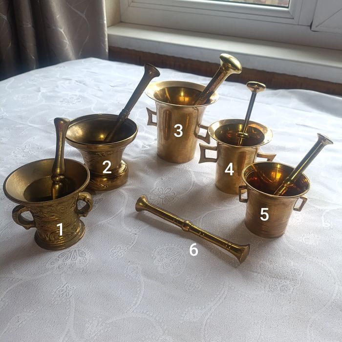 Латунні вироби Ступка Ваза Кувшин Глечик Чайник Дзвінок Підсвічник