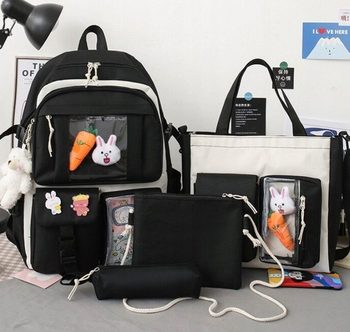 Plecak Szkolny Zestaw Piórnik Torba 4w1 (d053)