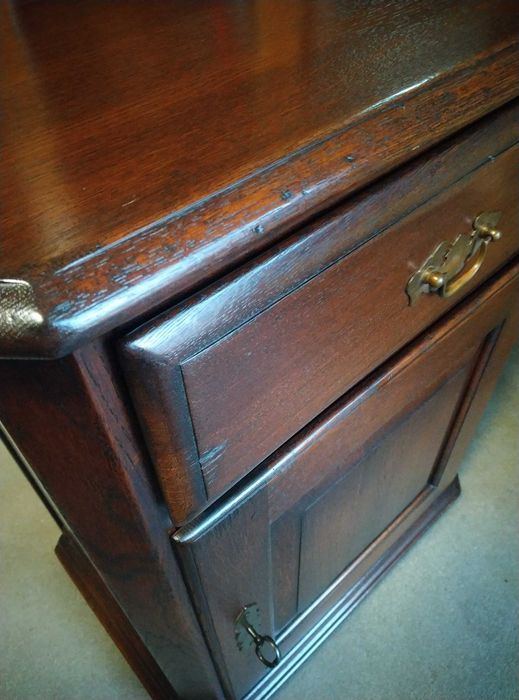 Dębowa komoda szafka lite drewno