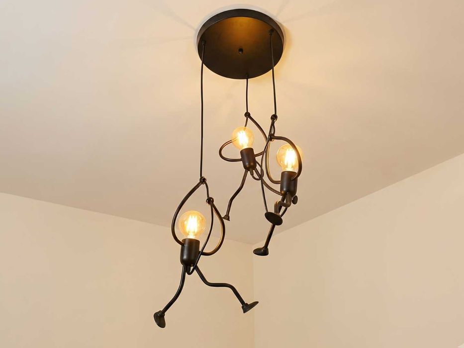 NOWA Lampa Wisząca Suftowa Żyrandol Potrójna Nowoczesna [DARMOWA WYSYŁKA]