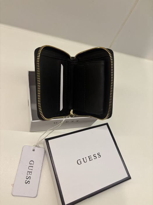 Portfel skórzany guess new 14/11 casual