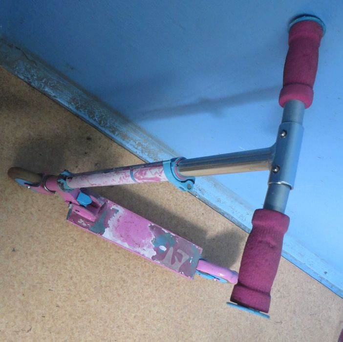 Самокат складывающийся двухколесный от 5 до 10 лет Металлический