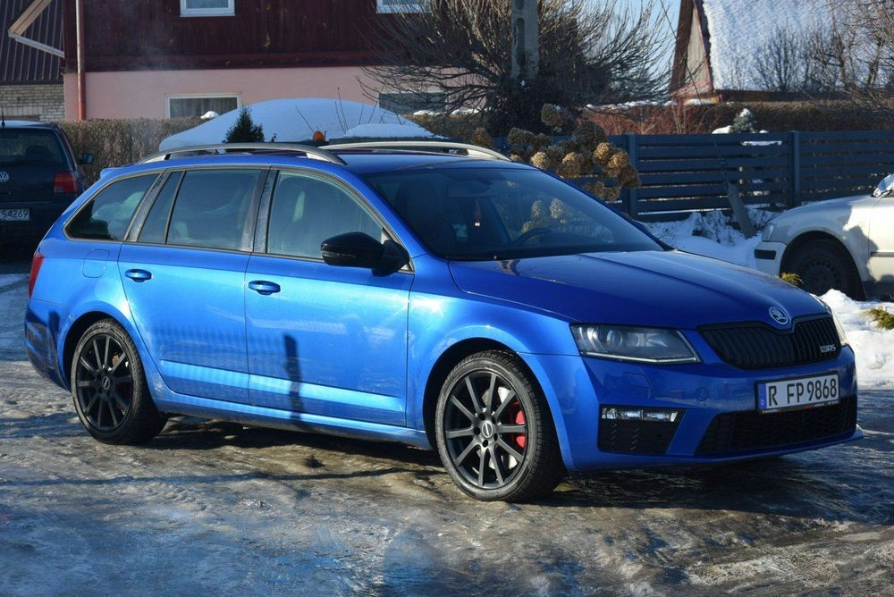 Skoda Octavia 2.0TDI RS 2016r/ Led/ Navi/ Skóra/ 2 KPL KÓŁ/ Oryginał lak Sprowadzony