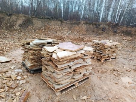 Piaskowiec Dzikówka kamień naturalny skalniak płyty murek ogród altany