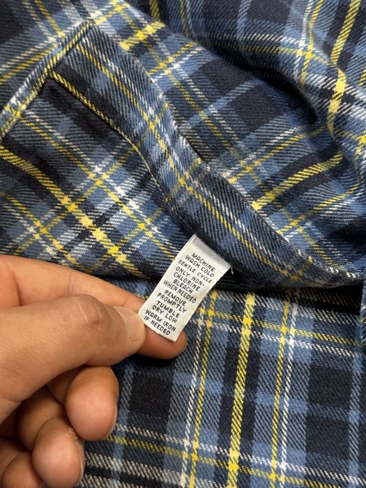 Фланелевая рубашка Polo Ralph Lauren мужская винтажная в клетку