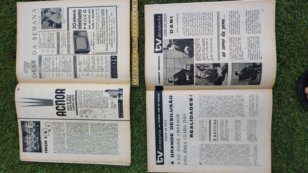 Revistas TV - Semanário da Radiotelevisão Portuguesa Antigas