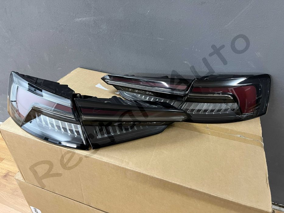 стопи audi a5 b9 стиль rs5 B9 Black Фонари рс5 б9 ауди Стопы Оптика 8w