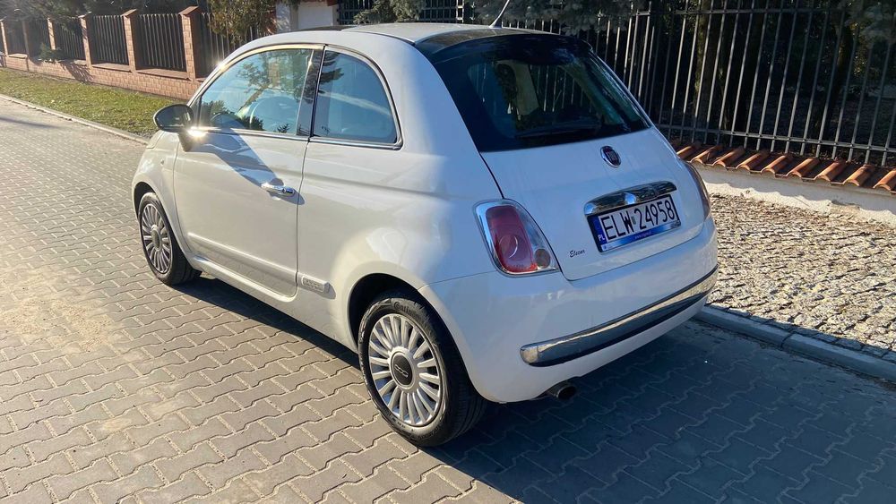 Fiat 500 1.2 Benzyna  Klima Panorama  Android Auto Car Play