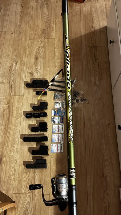 Wędka Konger Spirado Bolognese 500 + Zestaw akcesoriów wędkarskich