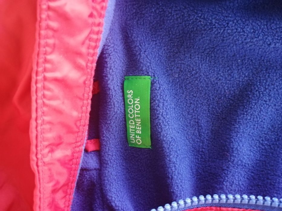 Blusão forrado polar azul (NOVO SEM USO) - tamanho M (7/8 anos: 130cm)