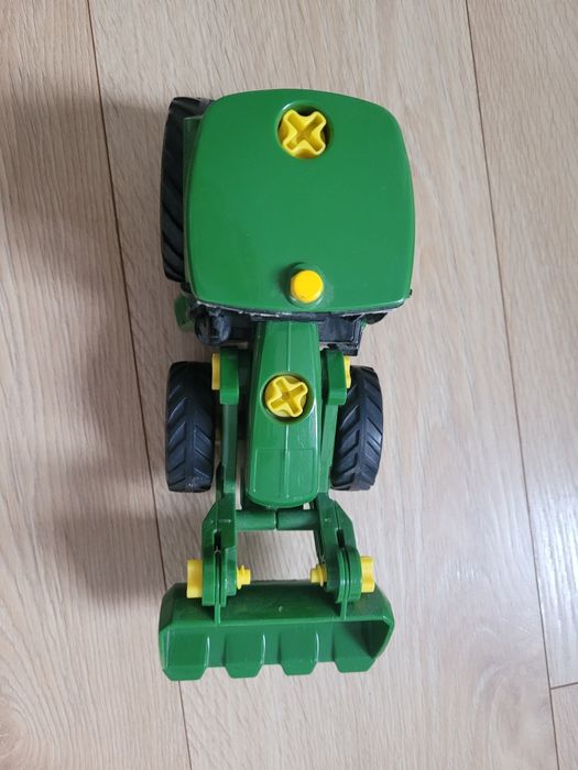 Traktor John Deere, rozkręcany, super autko zabawka koparka