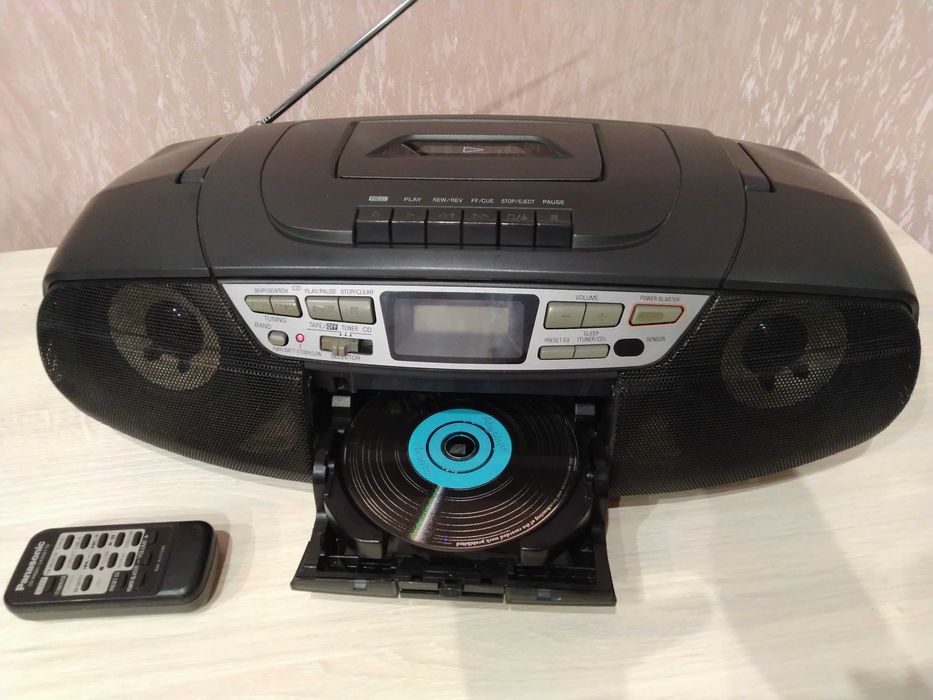 Магнітола Panasonic RX-DS27 Power Blaster Radio/Cassette/CD