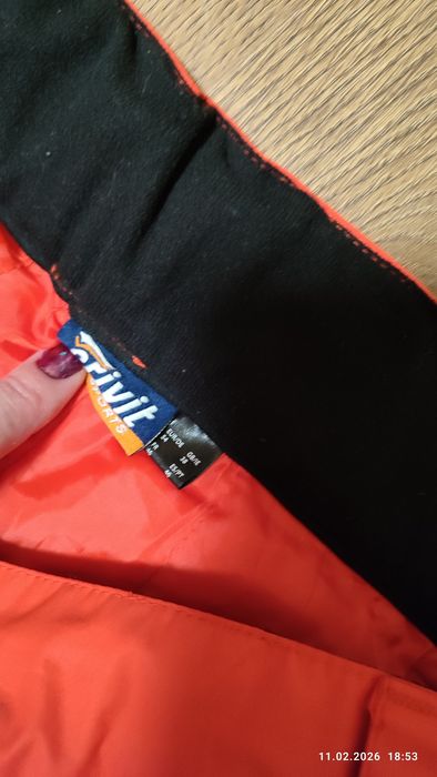 Spodnie narciarskie pomarańczowe XXL