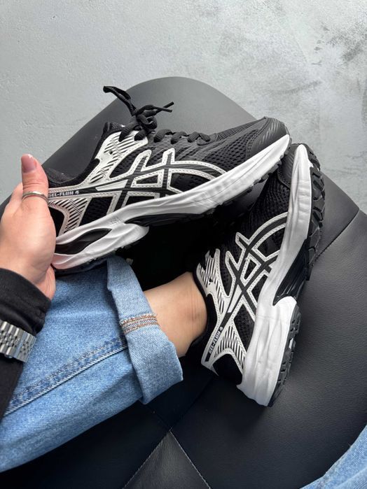 Кроссовки Asics Gel-Flux Black/White  Оригинал женские новые