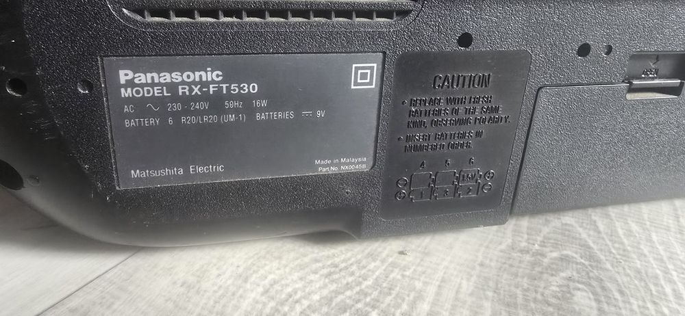 Radiomagnetofon Panasonic RX-FT530