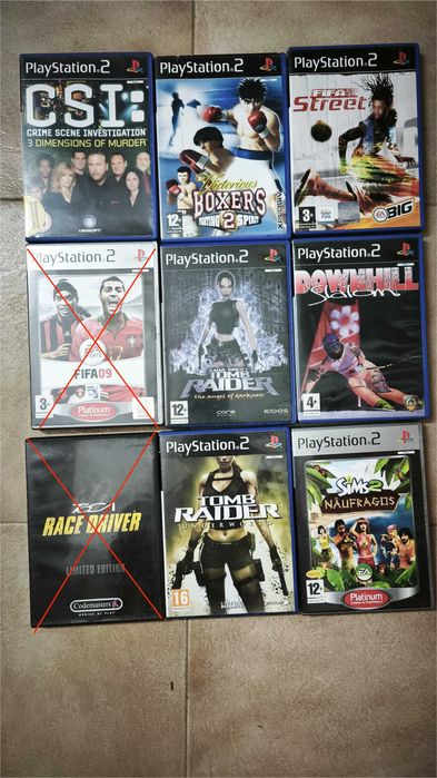 Vários Jogos Ps2 - Usados