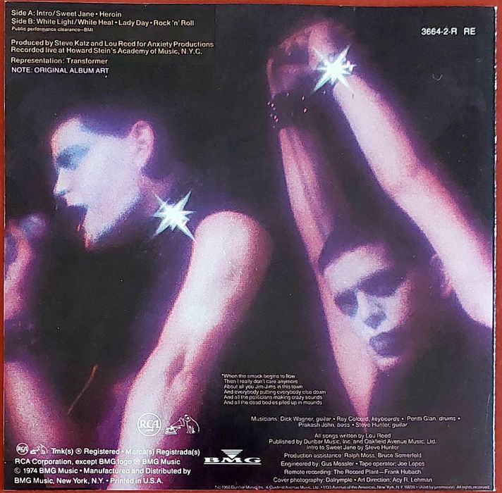 CD Lou Reed - Rock and Roll Animal