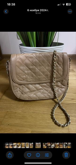 Шкіряна сумочка в ідеальному стані