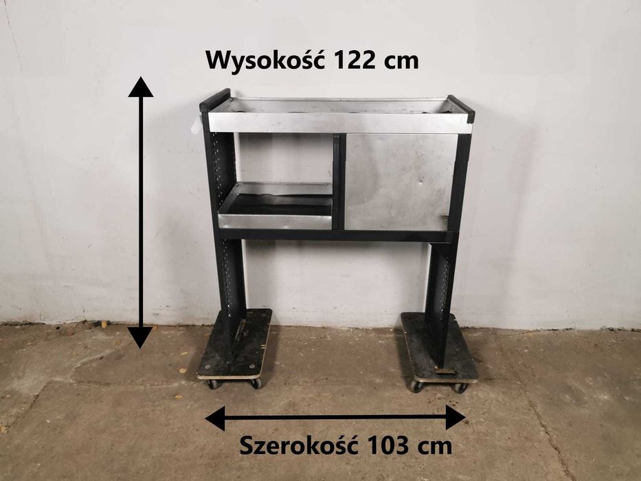Zabudowa serwisowa warsztatowa regał samochodowy serwis BOTT SZUFLADY