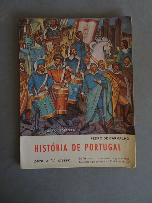 Livro Pedro de Carvalho História de Portugal para a 4ª classe 1968