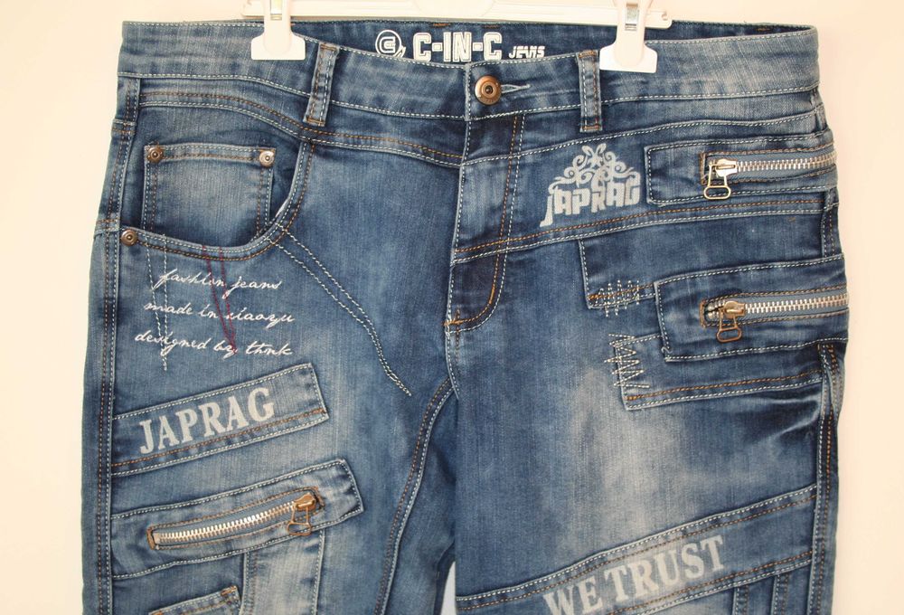 Dżinsy  Męskie spodnie dżinsowe dżinsy rozmiar 38 C-IN-C